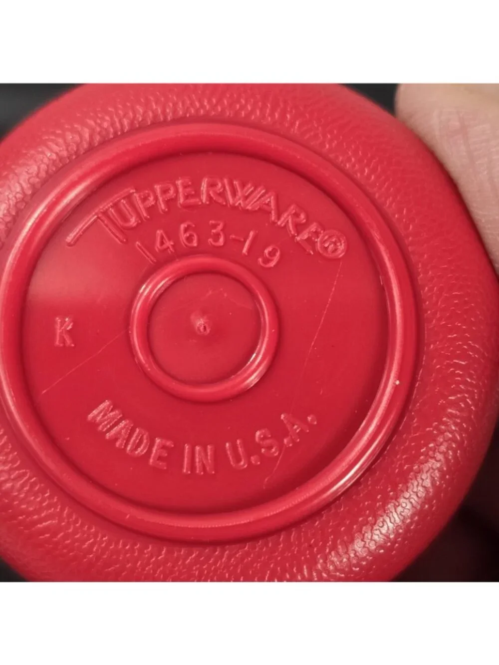 Tupperware smidgets red